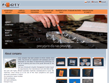 Tablet Screenshot of forty.com.pl
